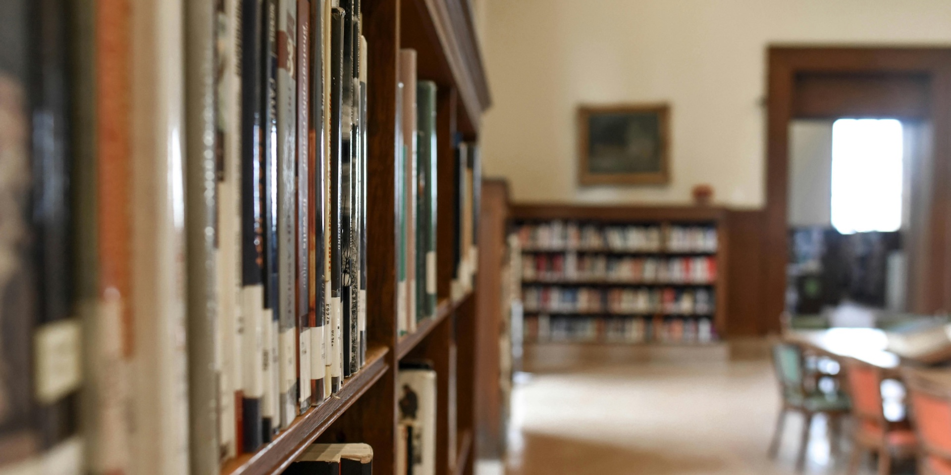 law school books in a law school library