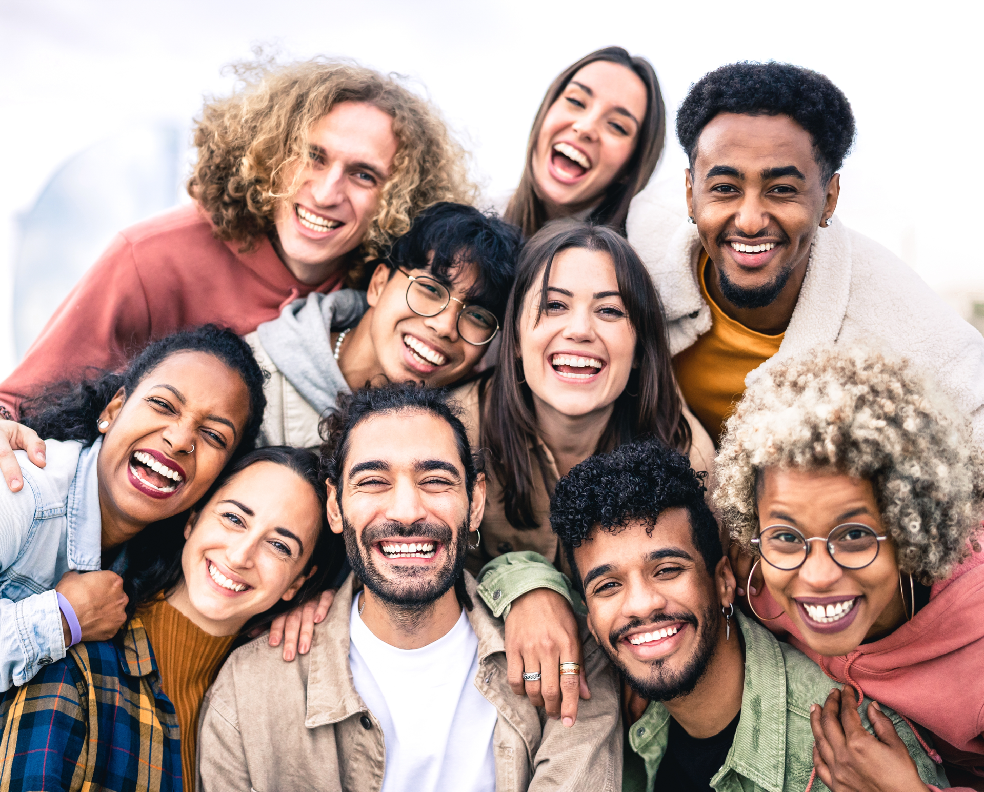 Smiling Students who just completed JD-Next Admissions Assessment
