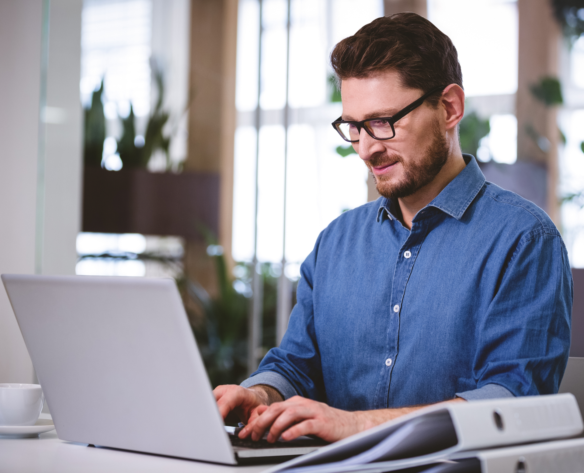 Law School Admissions Employee Applying for a JD-Next Variance on their laptop