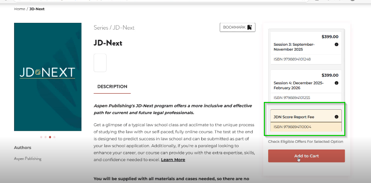 Test Day Selection Screen